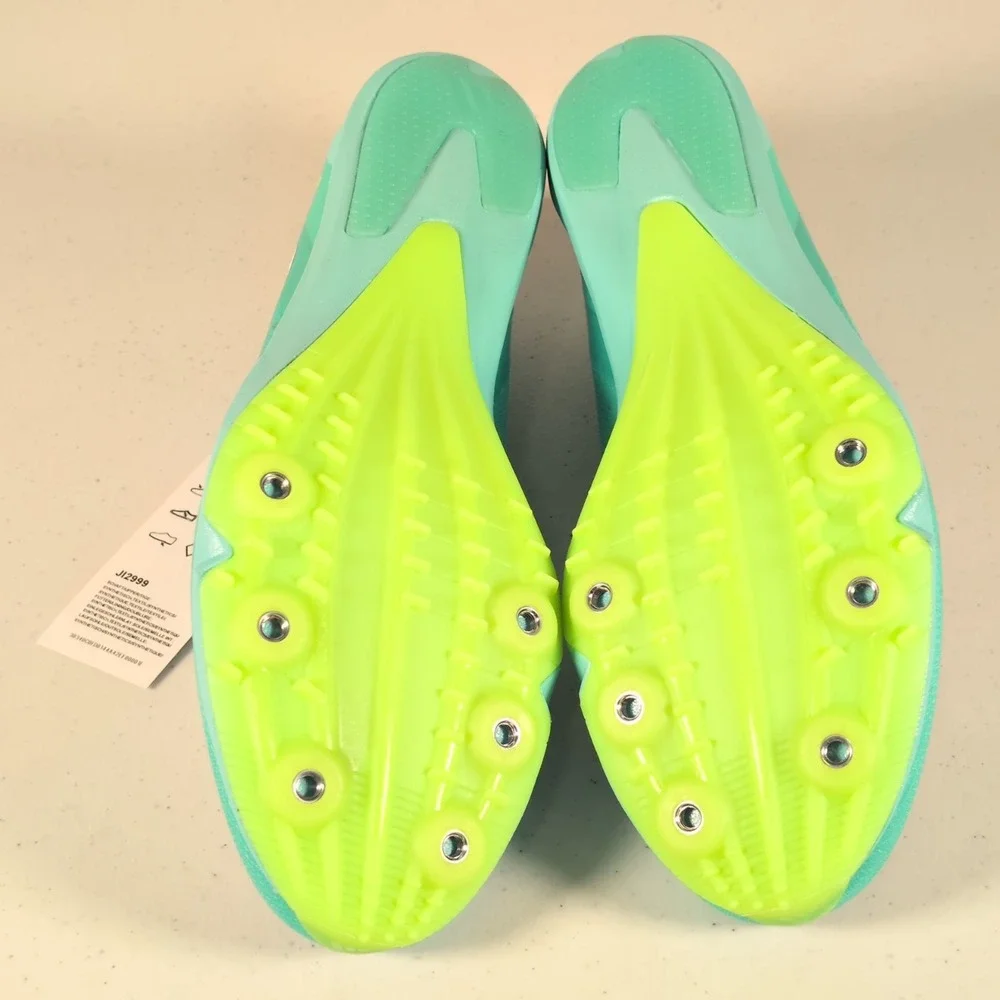 Adidas Adizero Distancestar Blue Cloud White Lucid Lemon Men's Size 9 JI2999